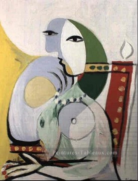  picasso - Femme dans un fauteuil 3 1932 cubiste Pablo Picasso